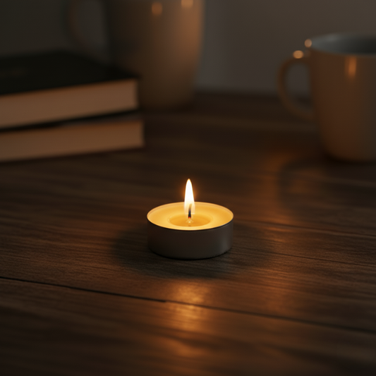 Bougies chauffe-plat naturelles à base de cire d'abeille