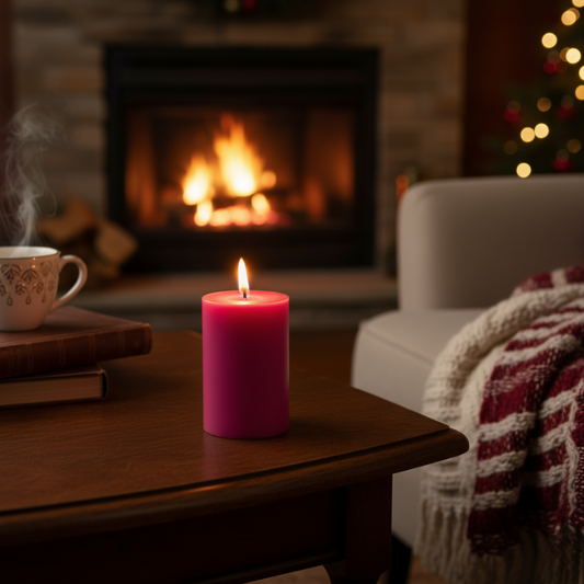 Bougie Rose (amour et réconciliation)