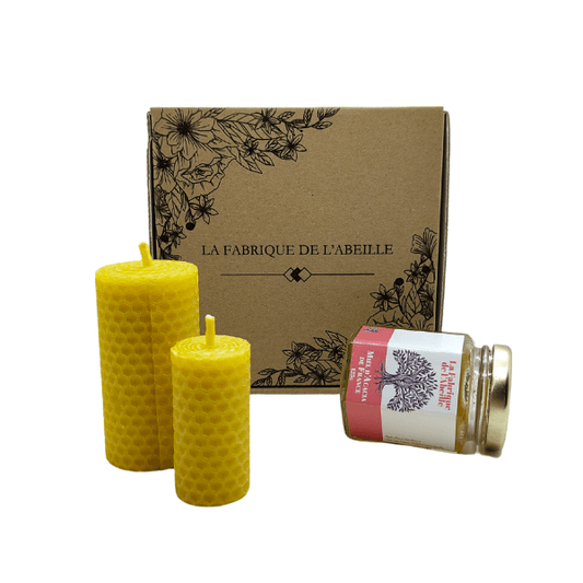 Coffret Découverte bougie et miel
