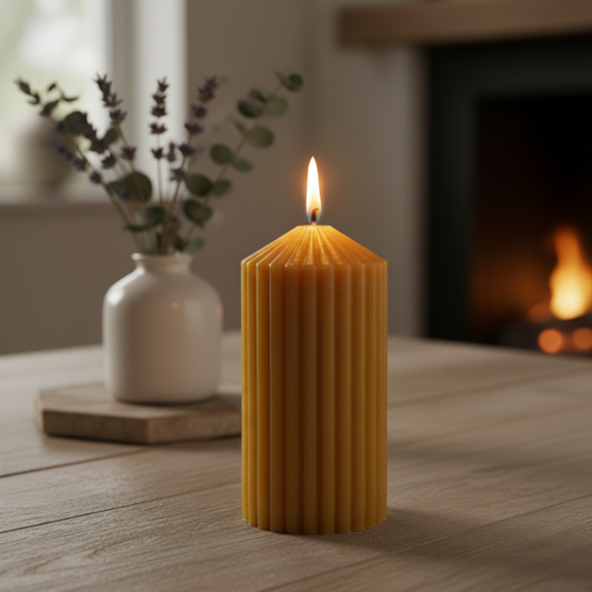 Grosse Bougie Cylindrique 40h