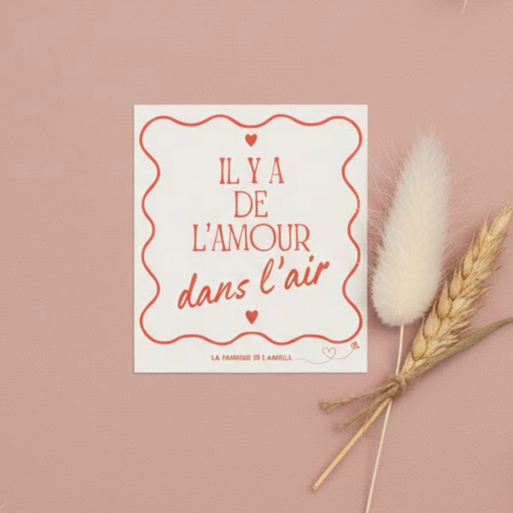 carte de saint valentin moderne