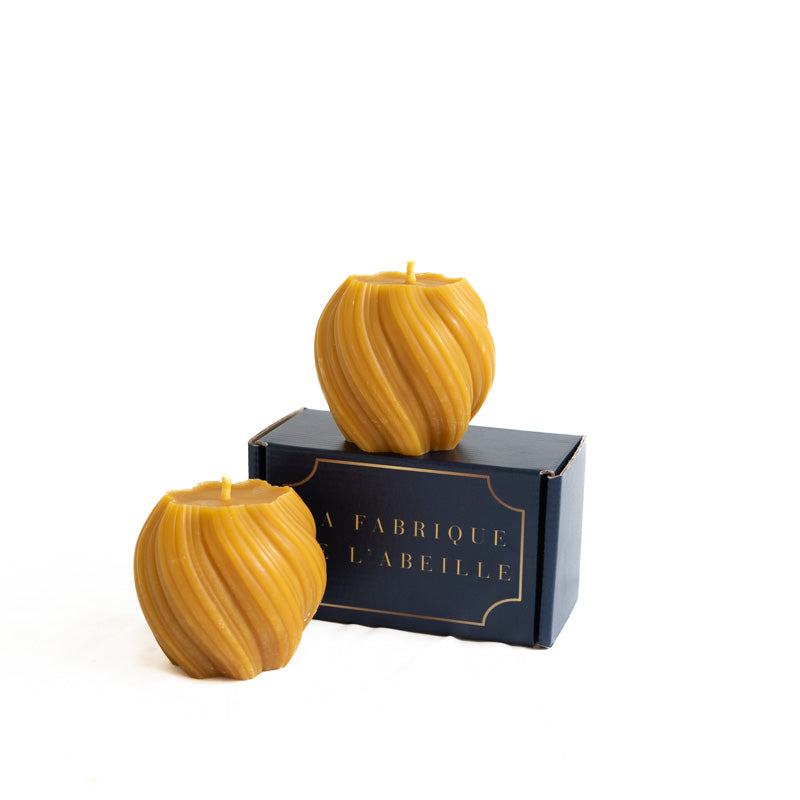 duo de bougie spirale