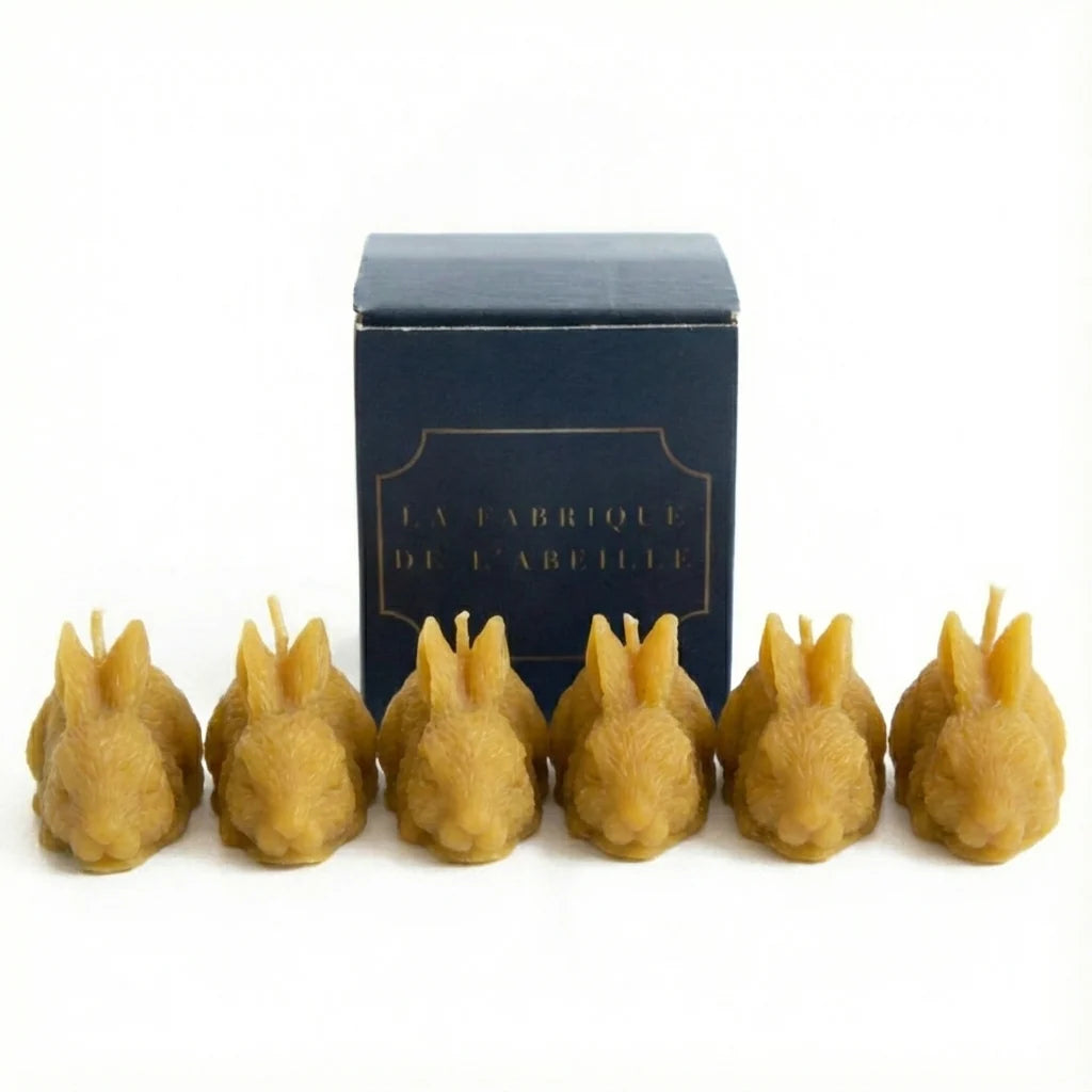 Bougies Lapin en Cire d'Abeille