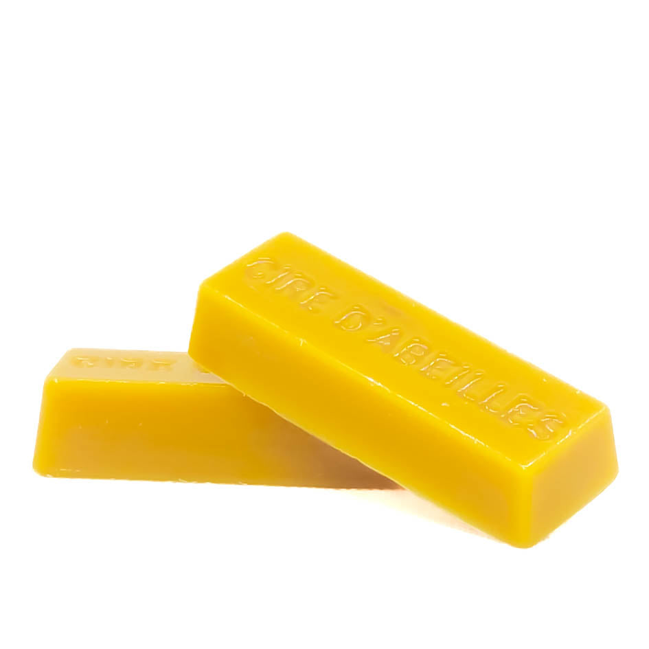 Lingot en cire d'abeille alimentaire