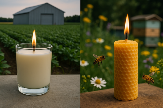 Cire de soja ou cire d’abeille