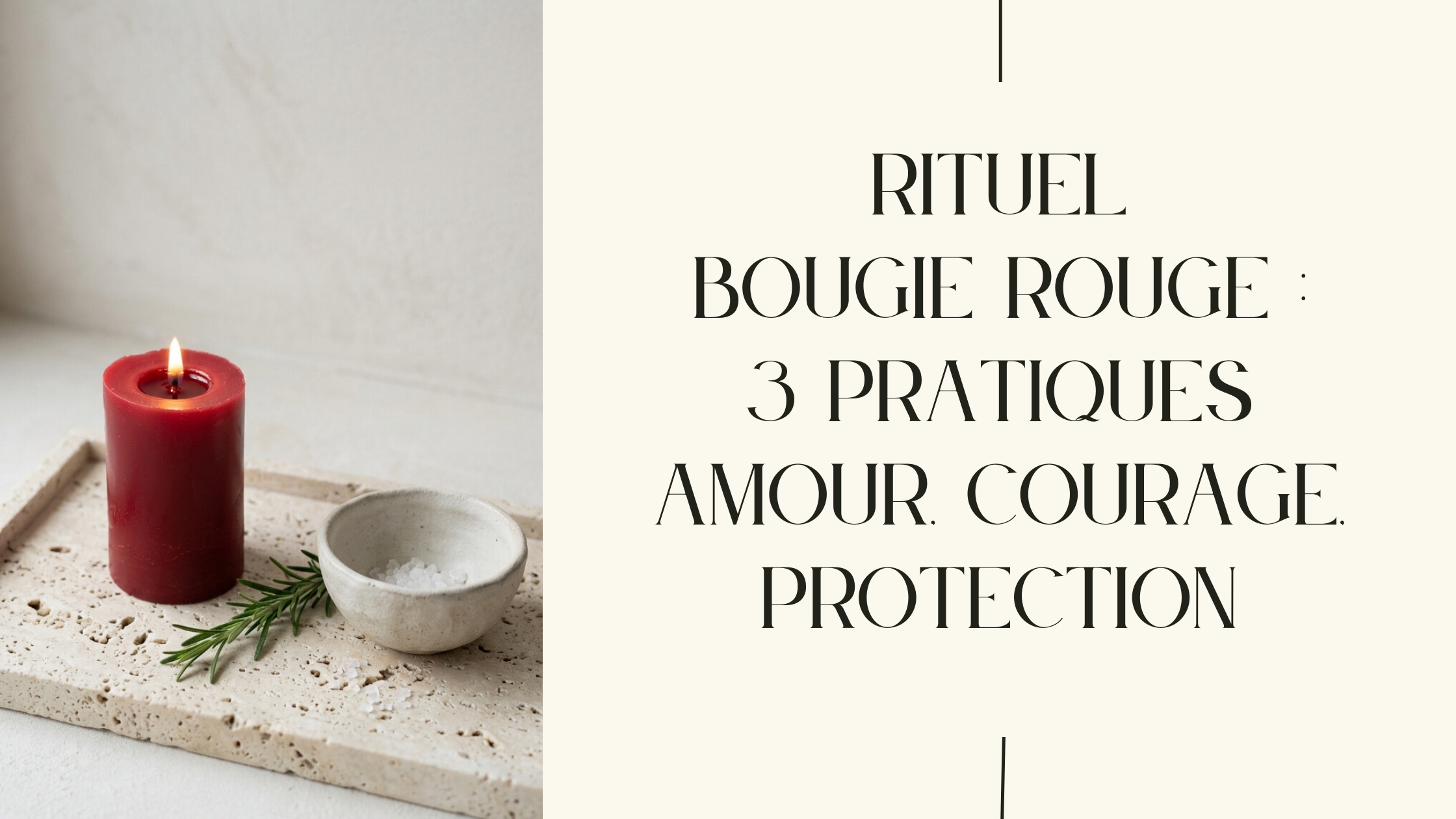 Pack Rituel Rouge Rituel Bougie Rouge : 3 Pratiques Amour, Courage, Protection – La ...