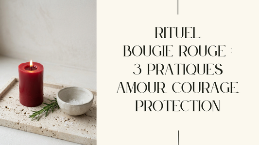 rituel bougie rouge