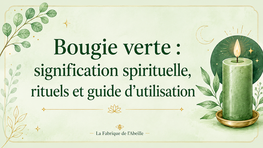 bougie verte signification spirituelle et rituels