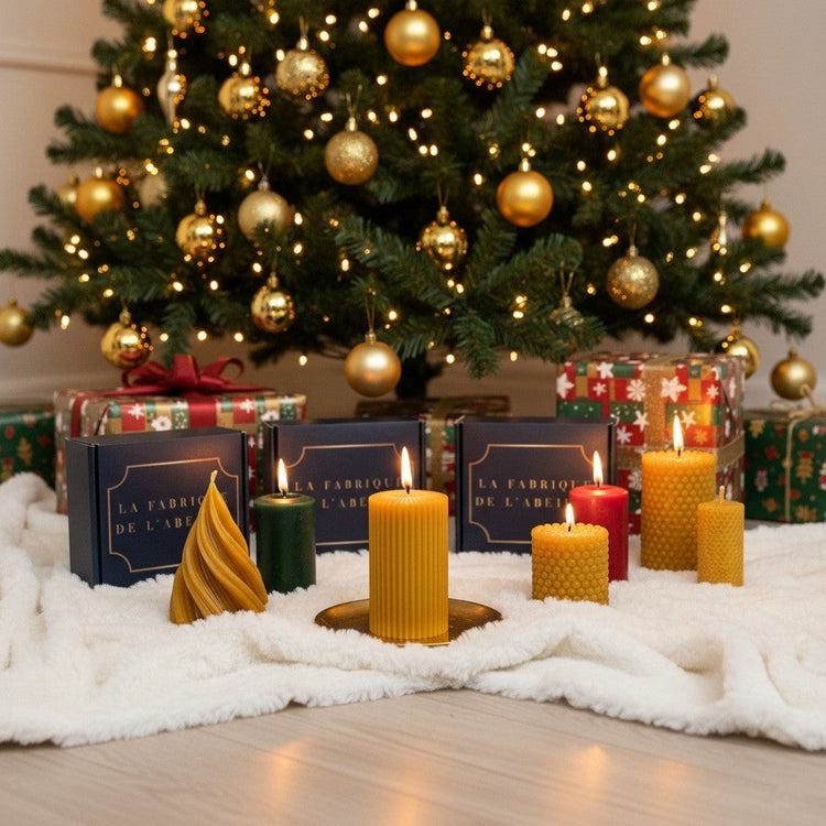 bougie de noel artisanale