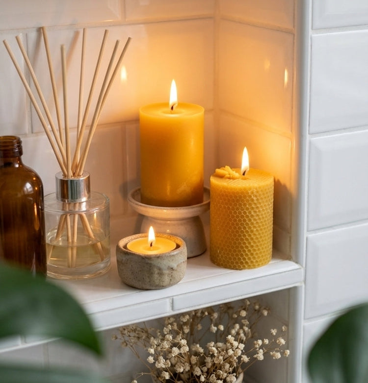 Bougies pour salle de bain