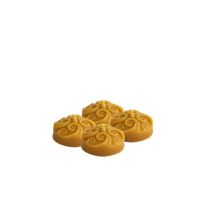 Bougie plate en cire d'abeille