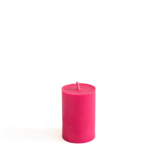 Bougie ésotérique rose artisanale en cire d’abeille naturelle, idéale pour les rituels d’amour, de tendresse ou de réconciliation – La Fabrique de l’Abeille

