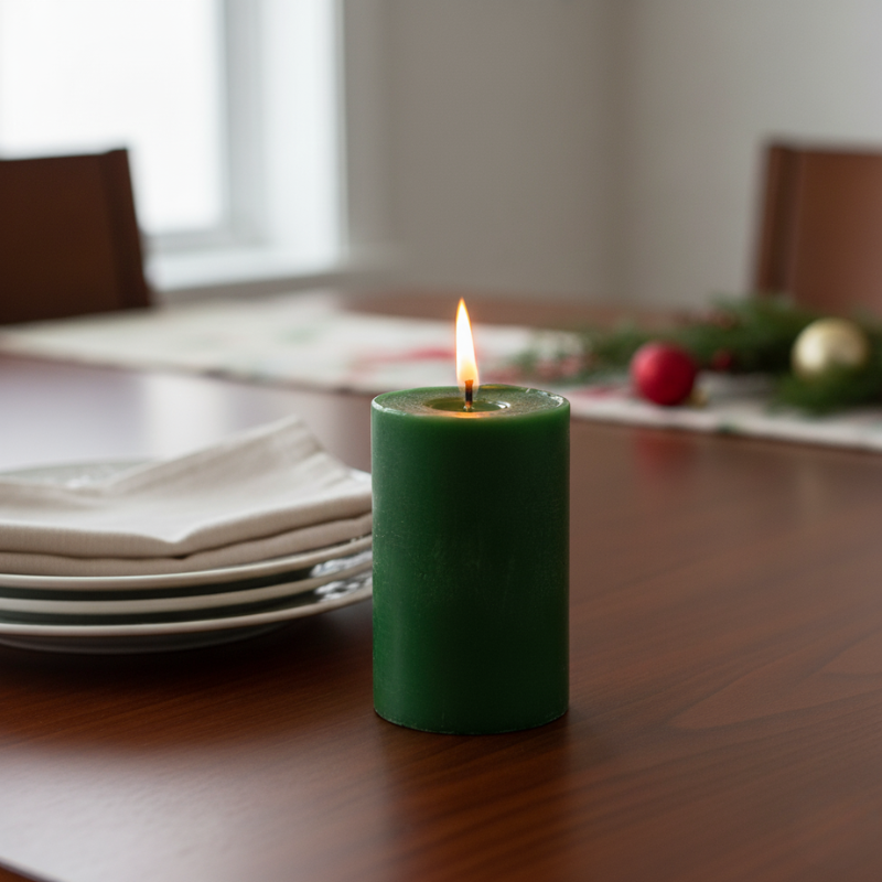 Bougie Verte 6 Bougies Coniques En Cire D'Abeille XIANGZHU - 22,9 Cm, Vert Clair, Sans Parfum - Pour Dîner, Mariage Colorant Bougie