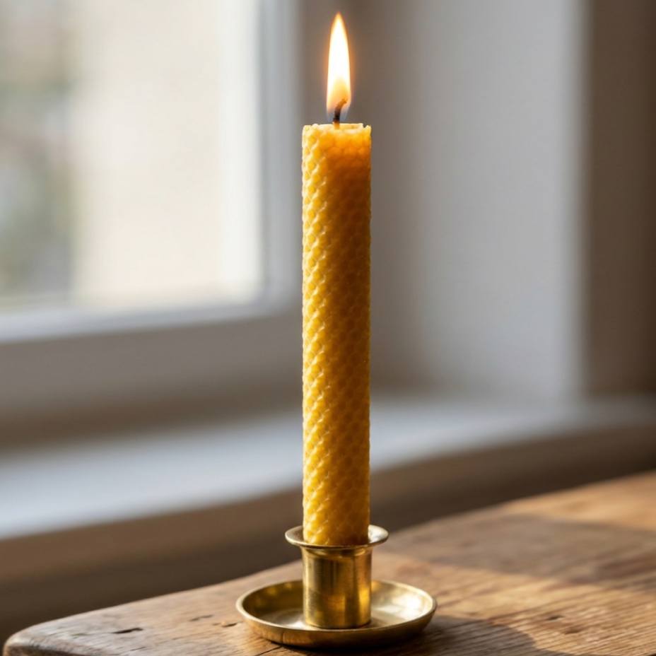 Bougie pour chandelier qui ne coule pas