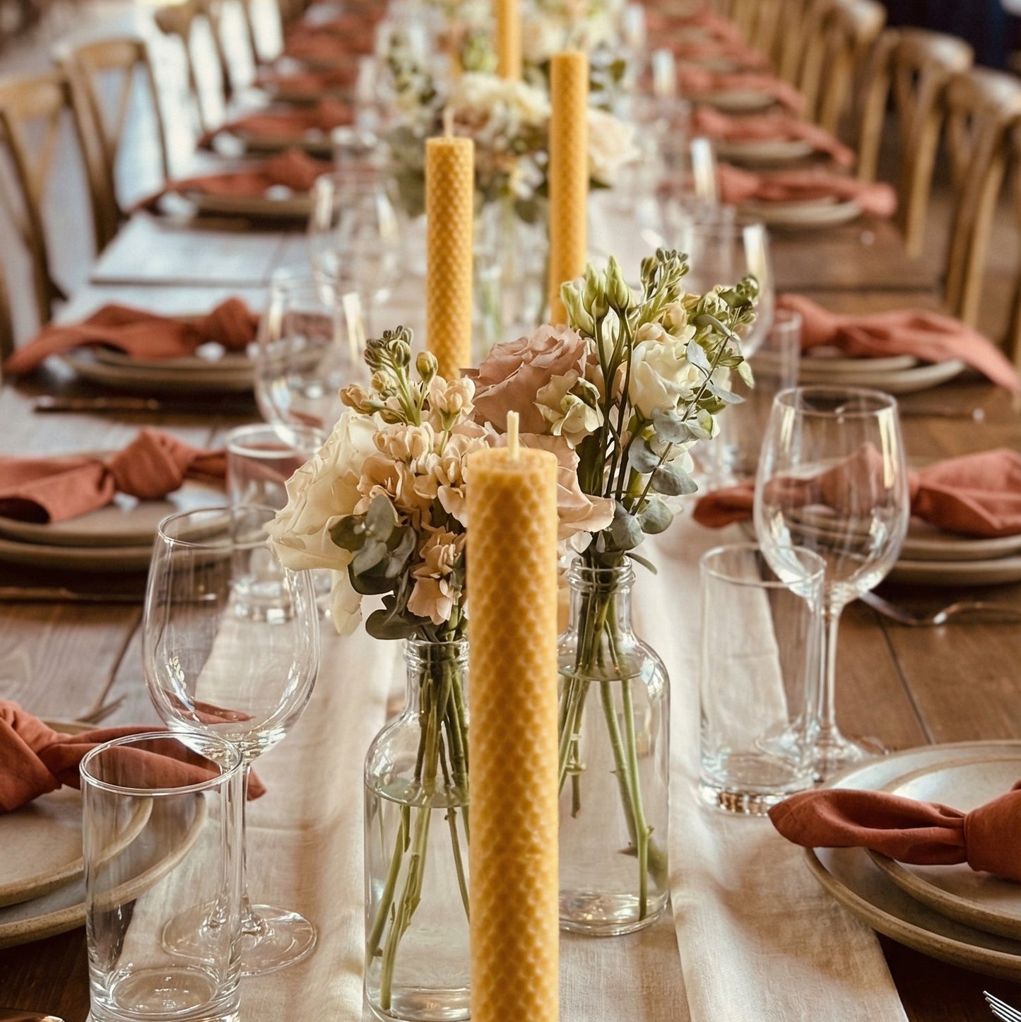 chandelle naturelle de mariage