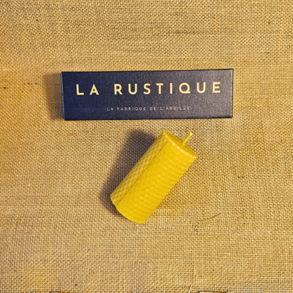 Bougie roulée en cire d'abeille (≈10h)