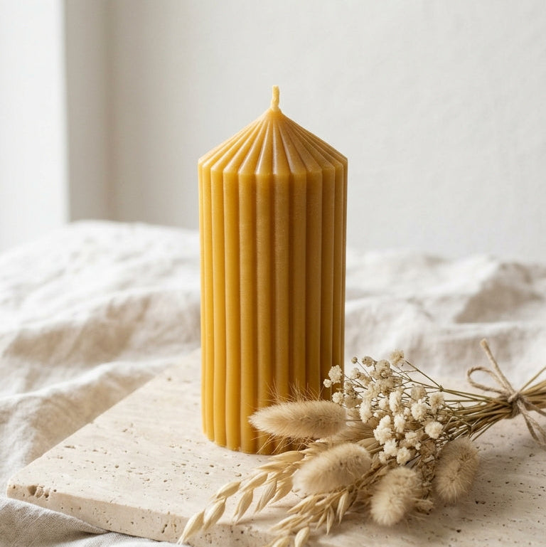 Grosse Bougie Cylindrique 40h