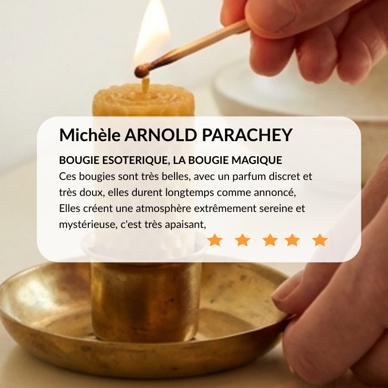 Ensemble de bougies de méditation