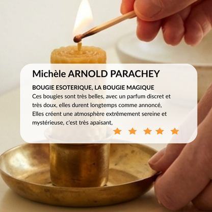 Ensemble de bougies de méditation