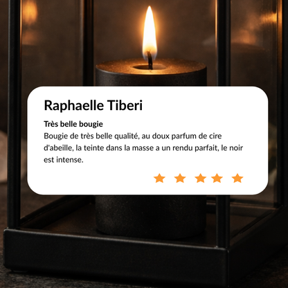 Bougie Noire (protection, stopper énergies et pensées négatives)