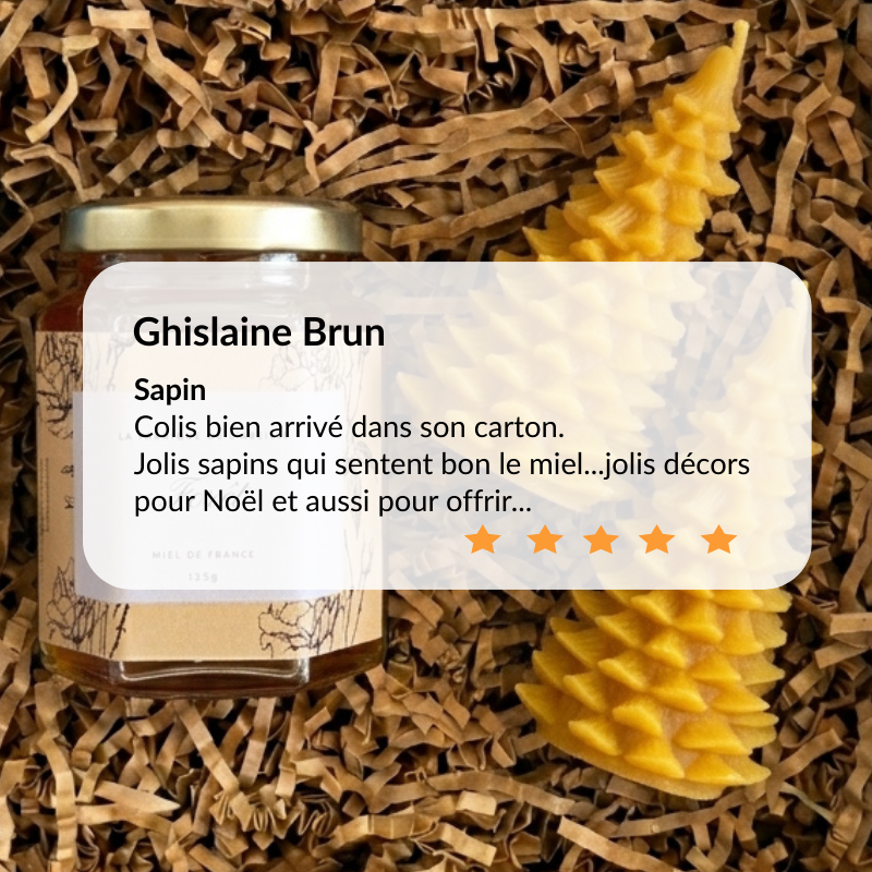 Coffret Miel et Bougie de Noël