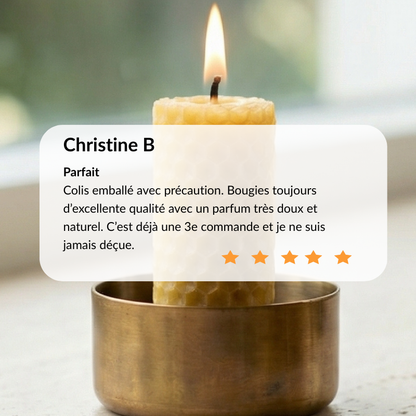 Ensemble de bougies de méditation