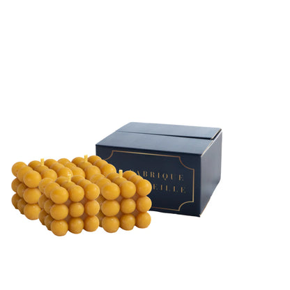 Bougie bubble cube