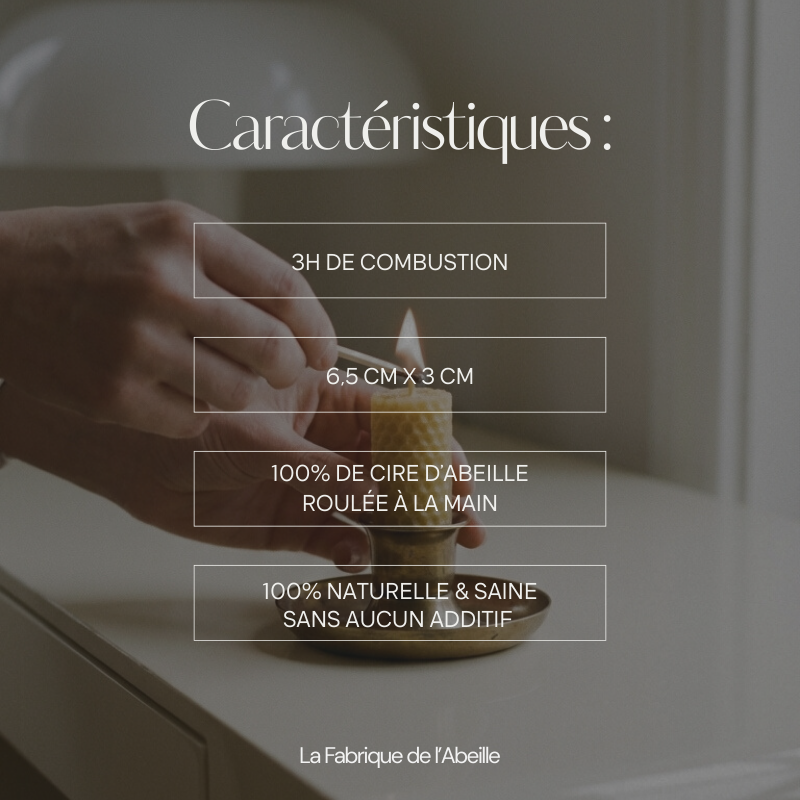 bougie esoterique cire d'abeille