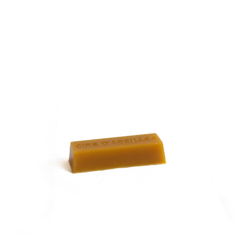 Lingot en cire d'abeille alimentaire