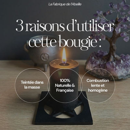 bougie noire pour rituel
