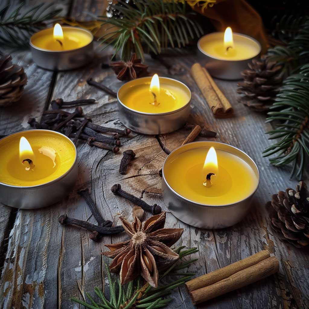 Bougies Naturelles Sans Parfum 4h Bougies Chauffe-plat En Cire D'abeille Pure - Lot De 10 à 50 - 4h De Combustion - Sans Parfum, Sans Housse Bougies Thé écologiques Non Parfumées
