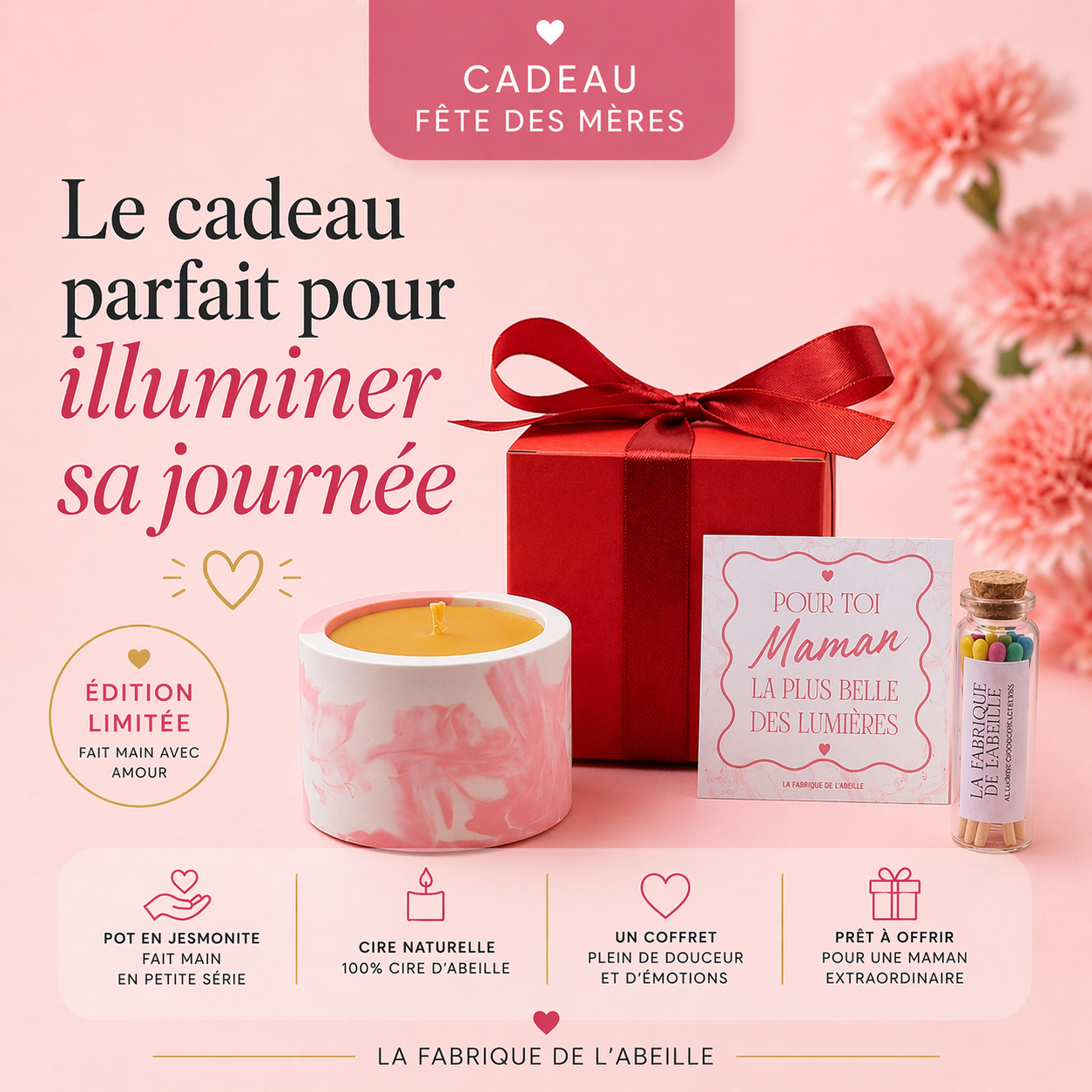 La Parenthèse - Bougie fête des mères édition limitée