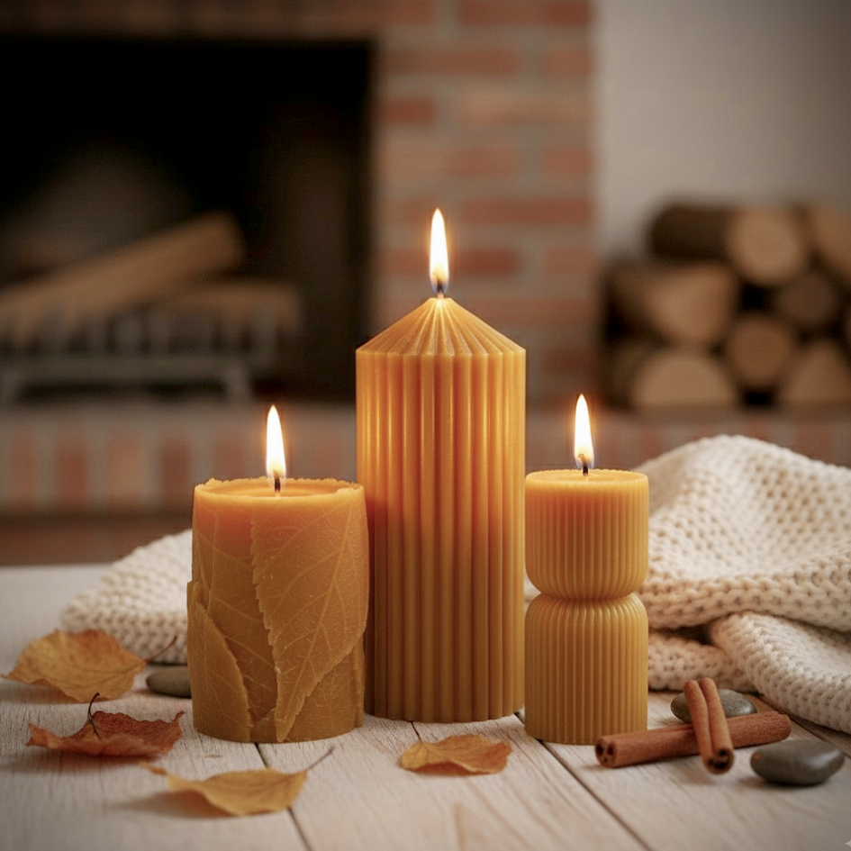 grosse bougie cylindrique